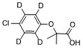 Clofibric acid-d4  (Chlorofibrinic acid-d4) 184991-14-7